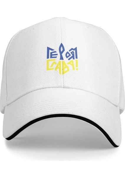 No.6 Stili Ukrayna Bayrağı Unisex Şapka Moda Ayarlanabilir Beyzbol Şapkası Erkekler Kadınlar Için (Yurt Dışından)