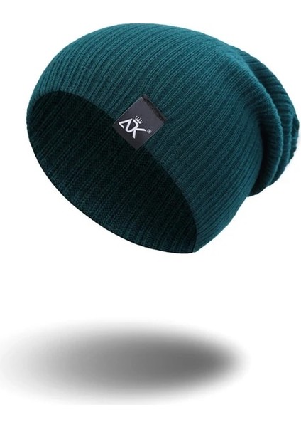 Yeşil Stil 2022 Bere Şapka Kadın Rahat Erkek Şapka Moda Örme Kış Şapkası Erkekler Için Sıcak Katı Hip-Hop Kadın Baggy Skullies Unisex Kap (Yurt Dışından)