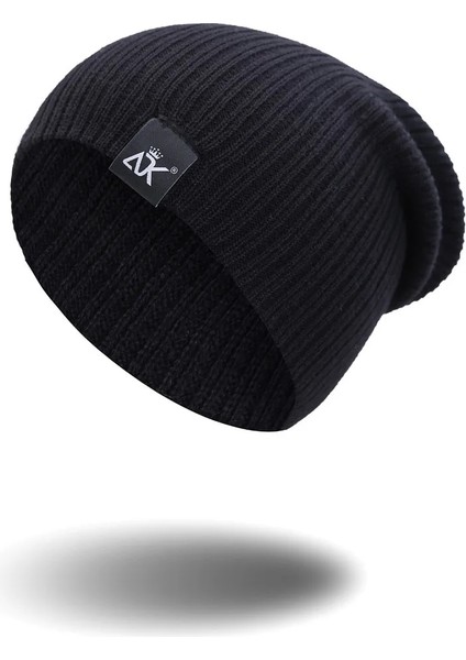 Yeşil Stil 2022 Bere Şapka Kadın Rahat Erkek Şapka Moda Örme Kış Şapkası Erkekler Için Sıcak Katı Hip-Hop Kadın Baggy Skullies Unisex Kap (Yurt Dışından)