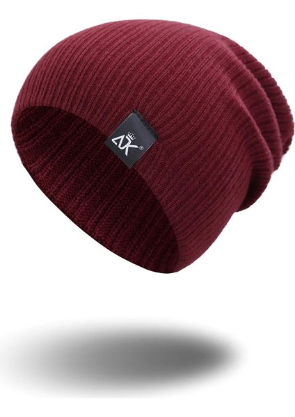 Yeşil Stil 2022 Bere Şapka Kadın Rahat Erkek Şapka Moda Örme Kış Şapkası Erkekler Için Sıcak Katı Hip-Hop Kadın Baggy Skullies Unisex Kap (Yurt Dışından)