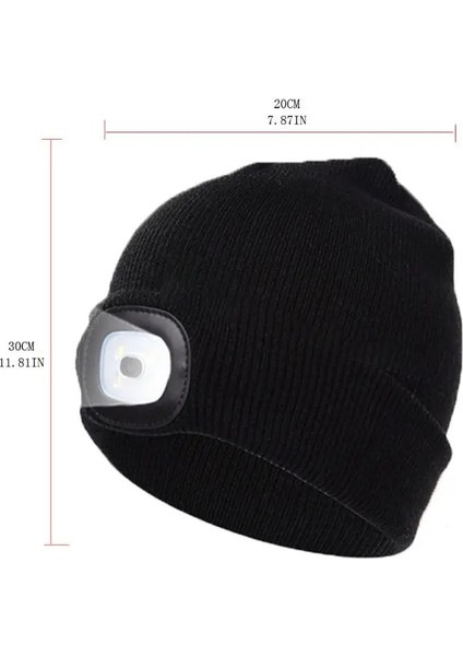 Gri Tarzı Basın Düğmesi LED Işık Bere Kış Şapka Örme Unisex Erkekler Kadınlar Için Özel Noel Teknoloji Gag Hediyeler Gençler Açık (Yurt Dışından)