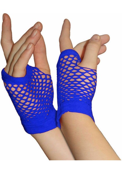 Sarı Stil Örgü Eldiven Yaz Bayanlar Kızlar Kısa Metyle Fishnet Eldiven Gotik Punk Rock Kostüm Partisi Parmaksız Eldiven Giymek (Yurt Dışından) indirimleri