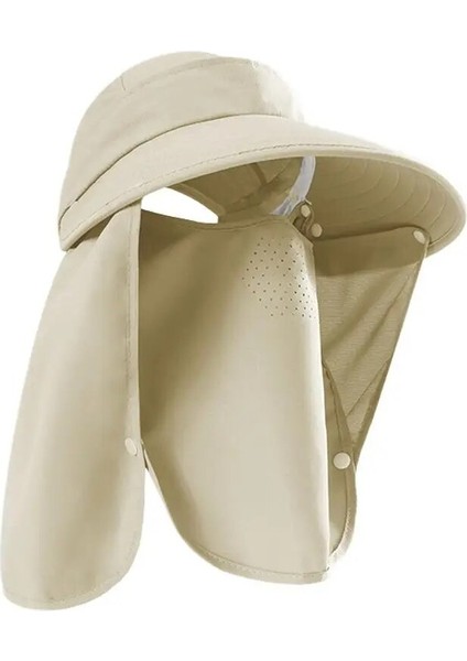 Beyaz Stil Balıkçı Şapkası Erkekler ve Kadınlar Için Tam Uv Koruma Çabuk Kuruyan Boyun Koruma Katlanabilir Güneş Şapkaları Kadınlar Için (Yurt Dışından) fiyatları