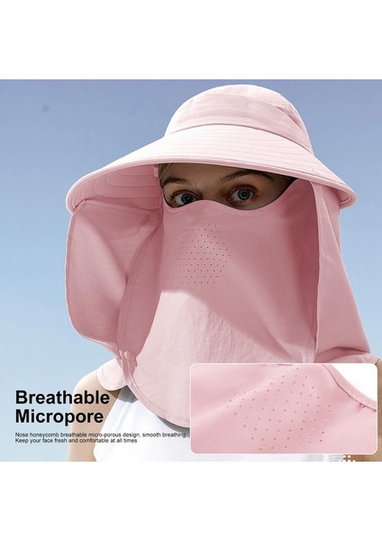 Beyaz Stil Balıkçı Şapkası Erkekler ve Kadınlar Için Tam Uv Koruma Çabuk Kuruyan Boyun Koruma Katlanabilir Güneş Şapkaları Kadınlar Için (Yurt Dışından) fırsatları