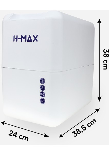 15 Aşama 9 Litre Çelik Tanklı 80 Gpd Membranlı Su Arıtma Cihazı