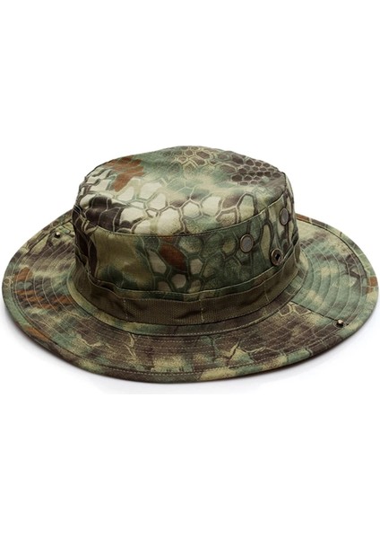 No.2 Tarzı Yaz Multicam Boonie Şapka Taktik Panama Kamuflaj Kova Şapka Avcılık Yürüyüş Kapaklar Ordu Panama Askeri Boonie Erkek Kadın 60 cm (Yurt Dışından)