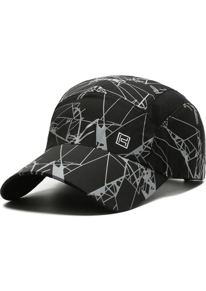 Siyah Stil Nıxhıt Yaz Güneş Koruyucu Nefes Hızlı Kuru Ince Kadın Erkek Beyzbol Şapkası Açık Spor Seyahat Balıkçılık Tırmanma Şapka Vizör A305 (Yurt Dışından)