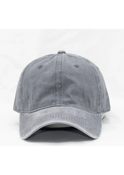 Gri Tarzı Ayarlanabilir Pamuk Beyzbol Şapkası Erkekler ve Kadınlar Için Moda Nakış Şapka Pamuk Yumuşak Üst Vizör Kapakları Rahat Açık Retro Snapback Şapka Unisex (Yurt Dışından)