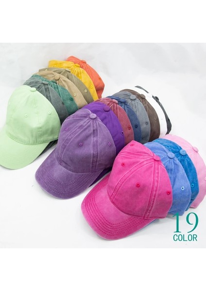 Gri Tarzı Ayarlanabilir Pamuk Beyzbol Şapkası Erkekler ve Kadınlar Için Moda Nakış Şapka Pamuk Yumuşak Üst Vizör Kapakları Rahat Açık Retro Snapback Şapka Unisex (Yurt Dışından)