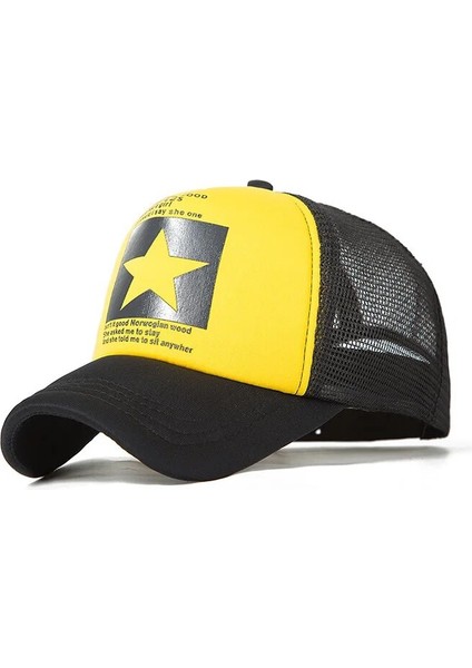 No.10 Stili Moda Mektup Nakış Beyzbol Şapkası Erkekler Kadınlar Için Yaz Nefes Örgü Snapback Şapka Unisex Hip Hop Kamyon Şoförü Kemik Gorras (Yurt Dışından)
