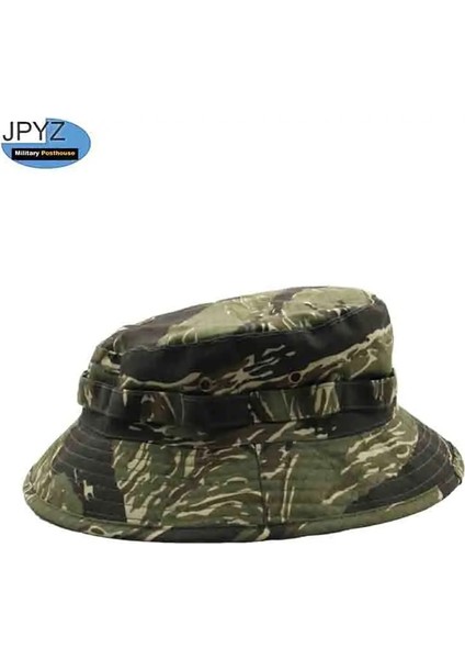 Haki Tarzı Yeşil Kaplan Yama Orman Dar Kenarlı Yuvarlak Kenarlı Savaş Eğitim Şapka Ingilizce Versiyon Tüm Arazi Kısa Kenarlı Pennigli Taktik Şapka (Yurt Dışından) fiyatları