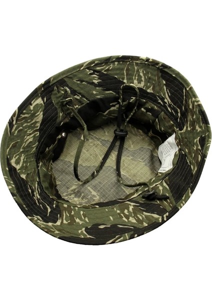 Haki Tarzı Yeşil Kaplan Yama Orman Dar Kenarlı Yuvarlak Kenarlı Savaş Eğitim Şapka Ingilizce Versiyon Tüm Arazi Kısa Kenarlı Pennigli Taktik Şapka (Yurt Dışından) fırsatları