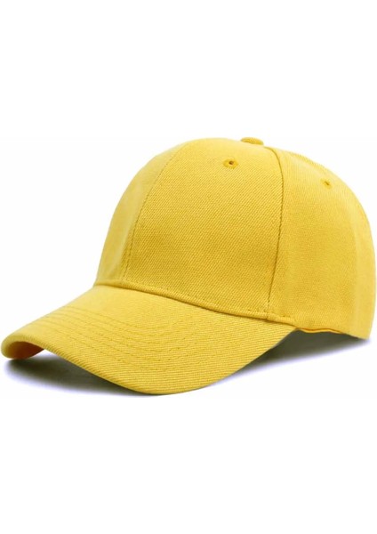 Sarı Tarzı Ayarlanabilir Erkekler Kadınlar Çoklu Renkli Beyzbol Şapkası Doruğa Kap Düz Renk Ayarlanabilir Unisex Ilkbahar Yaz Baba Şapka Gölge Spor Beyzbol Şapkaları (Yurt Dışından)
