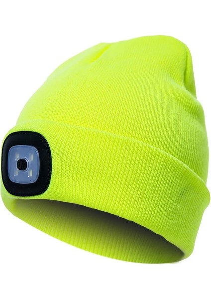 Turuncu Tarzı Işıklı LED Beanie Torch Hat Menwomen Şapka Kış Sıcak Far Kapağı 3 Parlaklık Seviyesi ile Kamp Balıkçılık Için 4 Parlak LED (Yurt Dışından) fiyatları