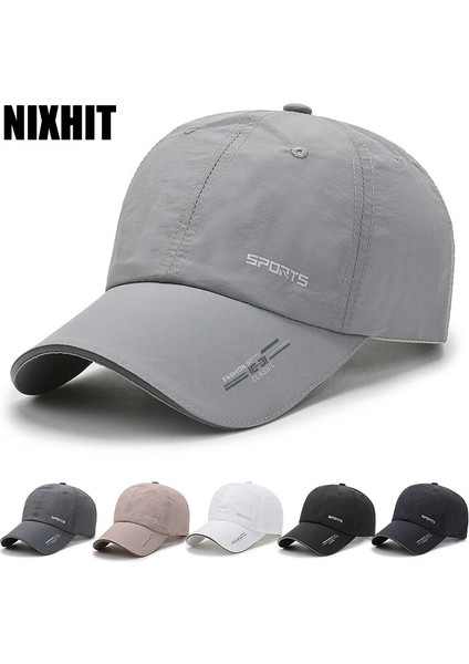 Beyaz Stil Nıxhıt Açık Spor Yansıtıcı Çabuk Kuruyan Güneş Koruyucu Kadın Erkek Beyzbol Şapkası Seyahat Balıkçılık Tırmanma Koşu Şapkası A218 (Yurt Dışından) fiyatları