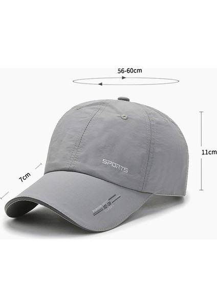 Beyaz Stil Nıxhıt Açık Spor Yansıtıcı Çabuk Kuruyan Güneş Koruyucu Kadın Erkek Beyzbol Şapkası Seyahat Balıkçılık Tırmanma Koşu Şapkası A218 (Yurt Dışından) fırsatları