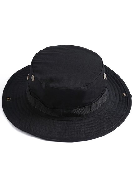 Siyah Stil Taktik Abd Ordusu Kova Şapka Kamuflaj Boonie Şapka Askeri Multicam Panama Yaz Kap Avcılık Yürüyüş Açık Camo Güneş Kepleri Erkekler (Yurt Dışından)