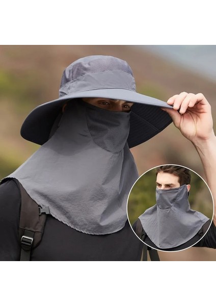 HAT10 Tarzı Yaz Açık Maske Büyük Baş Çevresi Şapka Güneş Koruyucu Balıkçı Şapka Erkekler ve Kadınlar Için Tırmanma Topi Balıkçı Şapkası (Yurt Dışından) fiyatları