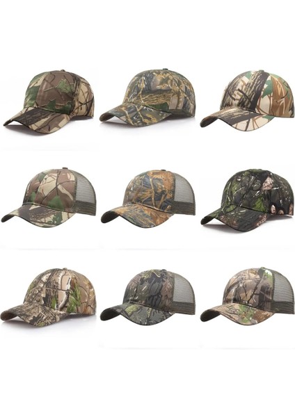 No.7 Tarzı Unisex Spor Açık Güneş Koruyucu Çabuk Kuruyan Rahat Kap Kadın Erkek Kamuflaj Şapka Yaz Camo Avcılık Balıkçılık Ordu Beyzbol Şapkası (Yurt Dışından) fırsatları