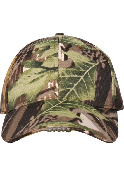 Kamuflaj Stili Gece LED Aydınlatma Şapka Kamuflaj Işıklı Moda Rahat Balıkçı Şapkası Açık Dağcılık Avcılık Beyzbol Şapkası Yürüyüş Şapkası (Yurt Dışından)