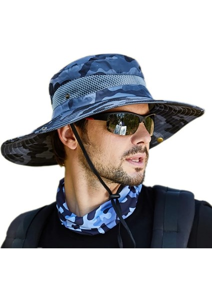 L Tarzı Erkek Yaz Açık Dağcılık Moda Güneş Şapkası Uv Koruma Hafif Seyahat Hızlı Kuru Balıkçı Şapkası (Yurt Dışından) modelleri