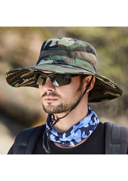 L Tarzı Erkek Yaz Açık Dağcılık Moda Güneş Şapkası Uv Koruma Hafif Seyahat Hızlı Kuru Balıkçı Şapkası (Yurt Dışından) fırsatları