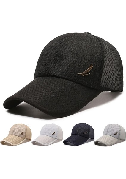 Gri Tarzı Yaz Açık Spor Sürme Çabuk Kuruyan Nefes Siperliği Kadın Erkek Beyzbol Şapkası Seyahat Yürüyüş Dağcılık Güneş Örgü Şapka A399 (Yurt Dışından) fırsatları