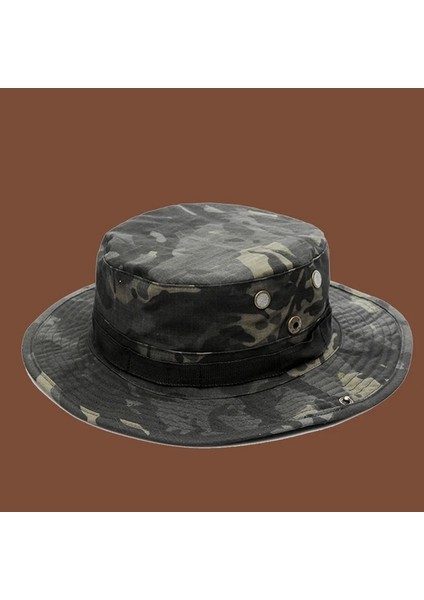 No.13 Tarzı Multicam Boonie Şapka Askeri Kamuflaj Taktik Kap Kova Şapka Ordu Avcılık Açık Panama Şapka Yürüyüş Balıkçılık Dağ Şapkası Erkekler (Yurt Dışından)