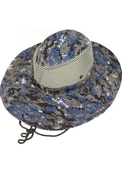 Z Tarzı Açık Kamuflaj Boonie Kova Şapka Balıkçı Şapkaları Geniş Kenarlı Güneşlik Avcılık Boonie Şapka Oymak Kap (Yurt Dışından)