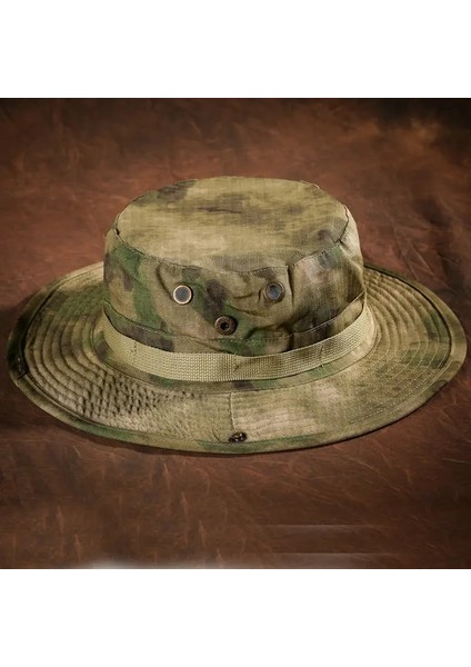 No.10 Stili Kamuflaj Boonie Şapka Taktik Abd Ordusu Kova Şapka Askeri Multicam Panama Yaz Kap Avcılık Yürüyüş Açık Camo Güneş Kepleri Erkekler (Yurt Dışından)