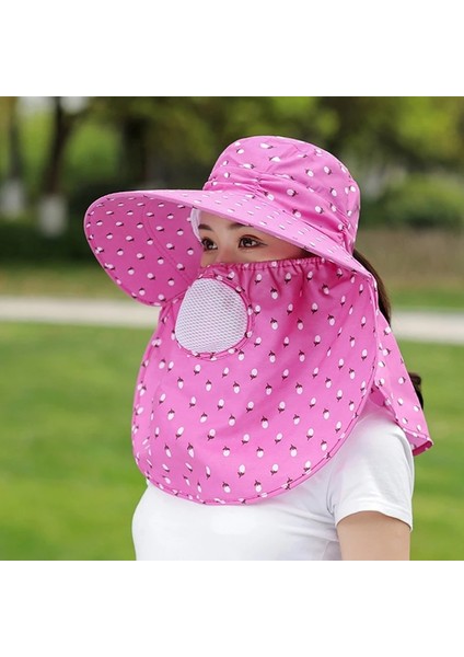 96PK1 Stili Yaz Bahçe Çalışma Şapkası Uv Koruma Yüz Şapka Açık Panama Kadın Ayrılabilir Güneş Şapkası Yürüyüş Kamp Tırmanma Kafa Kapakları (Yurt Dışından) indirimleri