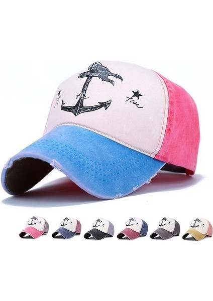 Pk Stili Xs Boyutu Halka Sonbahar Çiftler Şapka Erkek ve Kadın Için Saf Pamuk Beyzbol Kapakları Eski Korsan Çapa Şapkaları Yapmak 5 Renk (Yurt Dışından) fiyatları