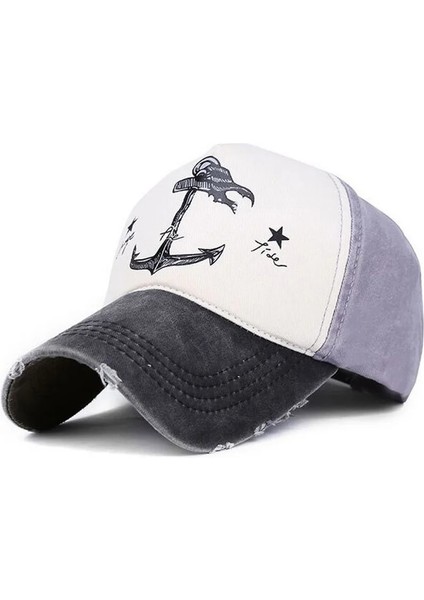 Pk Stili Xs Boyutu Halka Sonbahar Çiftler Şapka Erkek ve Kadın Için Saf Pamuk Beyzbol Kapakları Eski Korsan Çapa Şapkaları Yapmak 5 Renk (Yurt Dışından) indirimleri