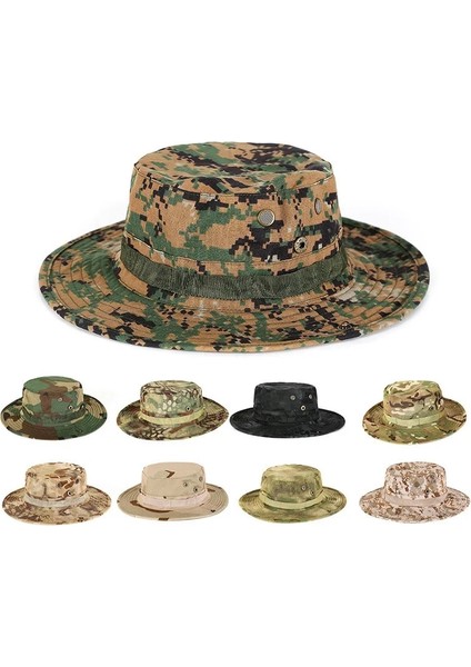 No.5 Tarzı Kamuflaj Boonie Şapka Taktik Abd Ordusu Kova Şapka Askeri Multicam Panama Yaz Kap Avcılık Yürüyüş Açık Camo Güneş Kepleri Erkekler (Yurt Dışından) fiyatları