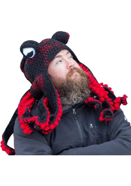 Fildişi Tarzı Tığ Ahtapot Şapka Benzersiz Yumuşak Tığ Beanies Cadılar Bayramı Kostüm Cosplay NOV99 Için Çok Iyi Bir Doğum Günü Noel Hediyesi (Yurt Dışından) indirimleri