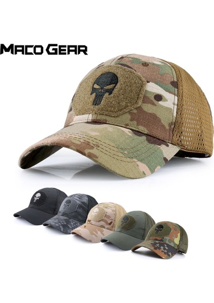 No.2 Tarzı Yaz Taktik Askeri Kamuflaj Beyzbol Örgü Kafatası Kap Ayarlanabilir Güneşlik Şapka Kamp Avcılık Yürüyüş Nefes Kapaklar Erkekler (Yurt Dışından) fiyatları