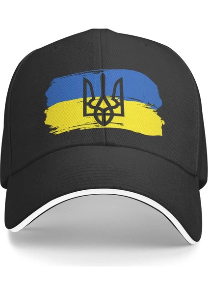 No.44 Tarzı Ukrayna Bayrağı Unisex Şapka Moda Ayarlanabilir Beyzbol Şapkası Erkekler Kadınlar Için (Yurt Dışından)