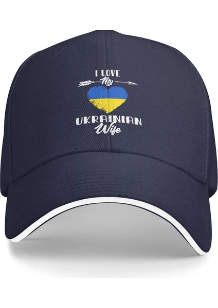 No.53 Stili Ukrayna Bayrağı Unisex Şapka Moda Ayarlanabilir Beyzbol Şapkası Erkekler Kadınlar Için (Yurt Dışından)