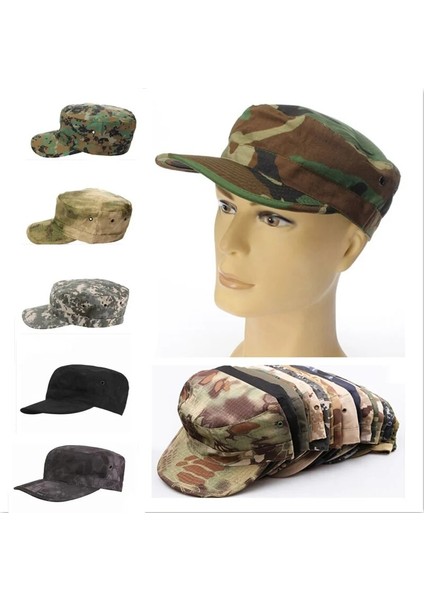 Acu Stili Taktik Savaş Devriye Şapkası Askeri Ordu Kamuflaj Şapka Browning Erkekler Açık Spor Camo Şapka Balıkçılık Avcılık Yürüyüş Kapaklar (Yurt Dışından)