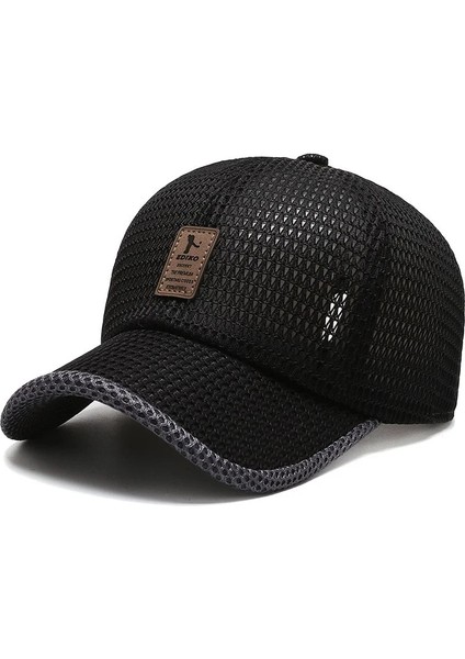 M192-SIYAH Tarzı Ayarlanabilir Moda Unisex Beyzbol Şapkası Kadın Beyzbol Şapkası Nefes Erkek Kadın Yaz File Şapka Beyzbol Kapakları Gorras M077 (Yurt Dışından)