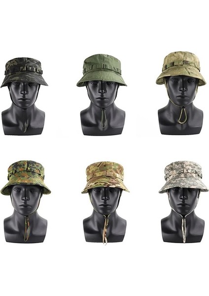 Siyah Stil Multicam Boonie Erkek Şapka Askeri Kamuflaj Şapka Ordu Taktik Yaban Hayatı Avcılık Açık Balıkçılık Güneşlik Şapka Yaz Nefes (Yurt Dışından) modelleri