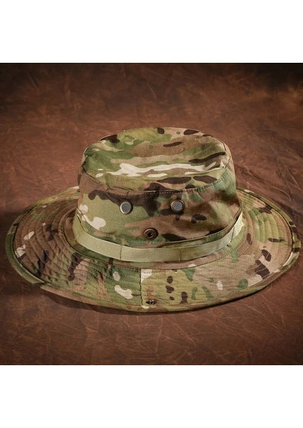 No.4 Stili Multicam Boonie Şapka Askeri Kamuflaj Taktik Kap Kova Şapka Ordu Avcılık Açık Panama Şapka Yürüyüş Balıkçılık Dağ Şapkası Erkekler (Yurt Dışından)