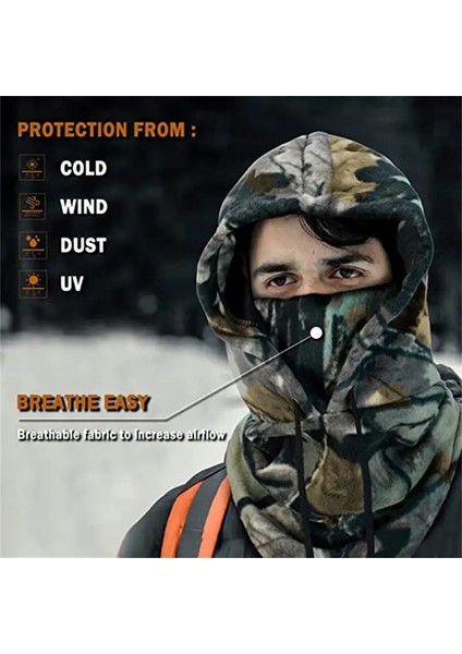 No.7 Tarzı Açık Polar Spor Şapka Balıkçılık Bisiklet Avcılık Askeri Taktik Balaclava Erkek Kadın Sıcak Rüzgar Geçirmez Kış Kamp Yürüyüş Kap (Yurt Dışından)