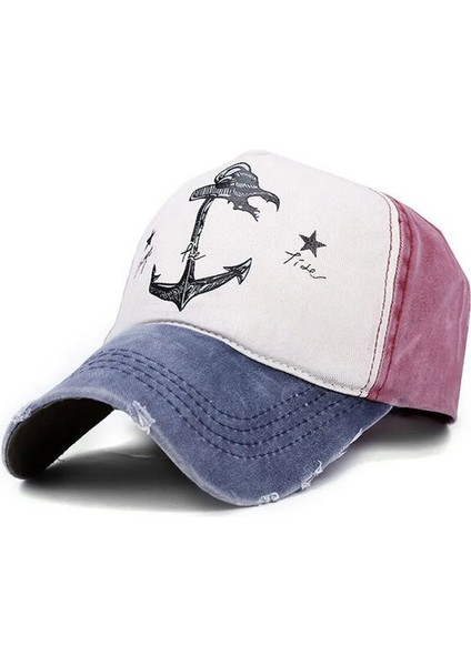 Werd Tarzı Xs Boyutu Halka Sonbahar Çiftler Şapka Erkek ve Kadın Için Saf Pamuk Beyzbol Kapakları Eski Korsan Çapa Şapkaları Yapmak 5 Renk (Yurt Dışından) modelleri