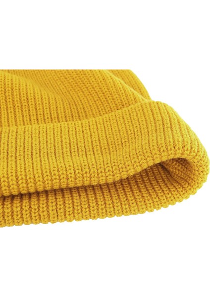 Sarı Stil Kış Şapka Kadın Erkek Kasketleri Örme Golf Şapka Kızlar Sonbahar Kadın Bere Kapaklar Isıtıcı Kaput Bayanlar Rahat Kap (Yurt Dışından) indirimleri