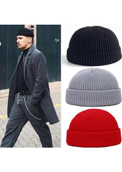 Kırmızı Stil Kış Şapka Kadın Erkek Kasketleri Örme Golf Şapka Kızlar Sonbahar Kadın Bere Kapaklar Isıtıcı Kaput Bayanlar Rahat Kap (Yurt Dışından) modelleri