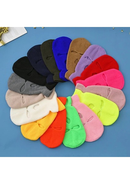 Fular Tarzı Balaclava Cadılar Bayramı Maskesi Şapka Caps Parti Motosiklet Bisiklet Bisiklet Unisex Sıcak Tutmak Spor Kasketleri Örme Şapka (Yurt Dışından) modelleri