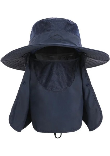 Zq Stili Erkekler Balıkçılık Kapaklar Çıkarılabilir Balıkçı Kova Şapka Yürüyüş Kap Yaz Panama Güneşlik Şapkası Çabuk Kuruyan Nefes Plaj Kapaklar (Yurt Dışından)