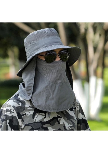 Zq Stili Erkekler Balıkçılık Kapaklar Çıkarılabilir Balıkçı Kova Şapka Yürüyüş Kap Yaz Panama Güneşlik Şapkası Çabuk Kuruyan Nefes Plaj Kapaklar (Yurt Dışından) modelleri