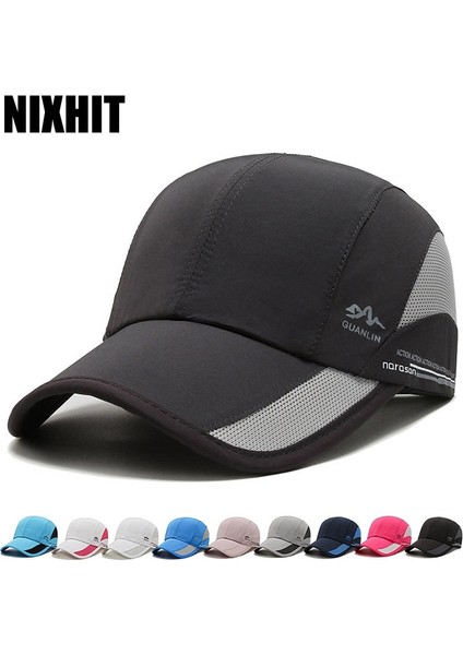 Gri Tarzı Nıxhıt Yaz Güneş Koruyucu Ince Nefes Hızlı Kuru Beyzbol Şapkası Erkekler Için Açık Spor Balıkçılık Tırmanma Baba Şapkası Kemik Gorras A308 (Yurt Dışından) modelleri